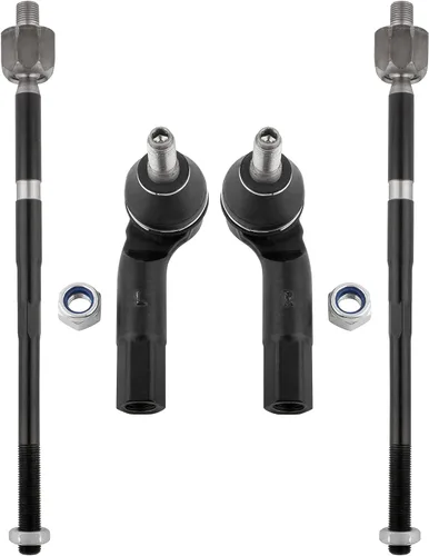 4 barras de acoplamiento interiores exteriores delanteras LH Driver & RH Passenger apto para Volkswagen Beetle 1998-10, Golf 00-06, Golf City 07-10,