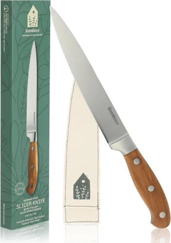 Miniatura 7 de Bloomhouse - Dos veces Oprah's Favorite Things Ganador - Cuchillo de cocina de 5 pulgadas con hoja de acero inoxidable alemán con mango de madera