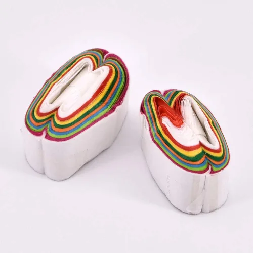 MOMOMAGE Paquete de 12 piezas de papel de boca, bobina de boca, papel para vómito, trucos de magia multicolor, 26.2 ft de longitud, accesorios