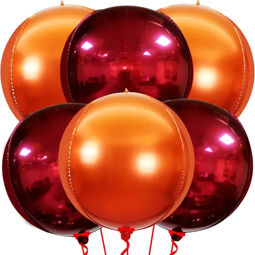Miniatura 42 de KatchOn, Globos de papel aluminio de color rosa claro, 22 pulgadas, paquete de 6 unidades, globos de Mylar rosa claro para decoraciones de Navidad