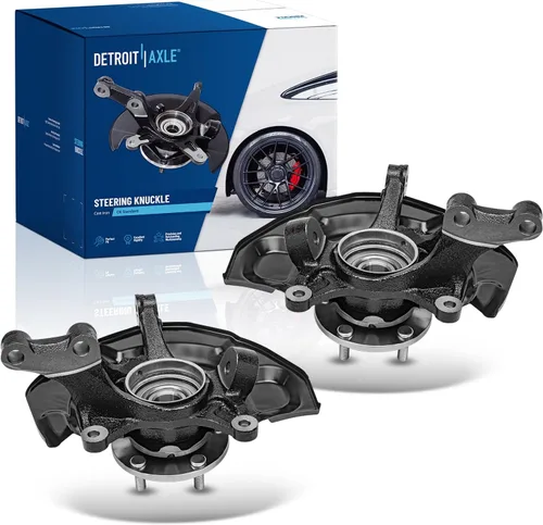 Miniatura 85 de Detroit Axle - Nudos de dirección delanteros de 2.5L de 2 piezas para Toyota 12-17 Camry, 2 nudos de dirección y conjunto de rodamiento de rueda