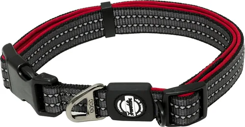 Miniatura 12 de Franklin Pet Supply Co. - Collar de nailon para perro, comodidad reflectante, ajuste, neopreno, ajustable, pequeño, mediano, grande, cachorro, Negro