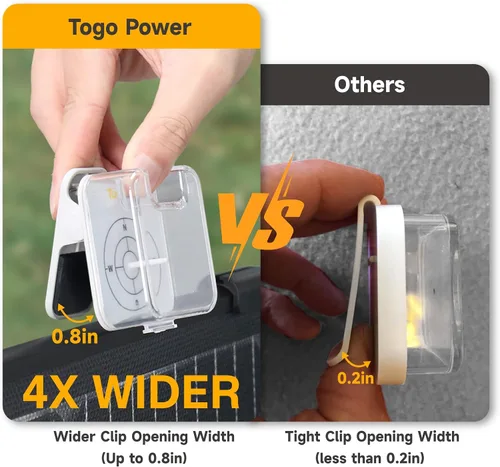 Miniatura 2 de Togo POWER Guía de ángulo solar para panel solar portátil, herramienta de seguimiento solar Encuentra el ángulo ideal para maximizar la ingesta