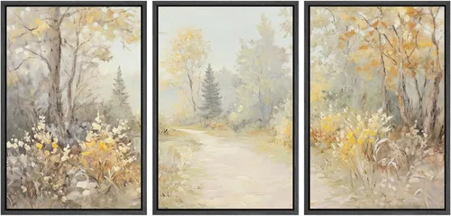 Miniatura 84 de SIGNWIN Lienzo enmarcado para pared, juego de arte dramático de cielo tormentoso, ilustraciones de paisaje nuboso Moody, arte moderno decorativo