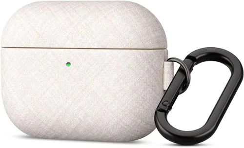 Miniatura 41 de Haobobro Funda de piel para AirPods Pro 3, piel seleccionada respetuosa con la piel, con textura de fibra de carbono, hecha a mano, funda rígida