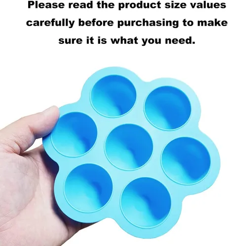 Miniatura 3 de CHuangQi 2 moldes de silicona para bocados de huevo para olla instantánea de 5, 6, 8 cuartos de galón, olla a presión, recipiente de almacenamiento