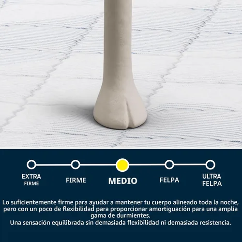 Miniatura 4 de Serta Five Star - Colchón Tranquility de 10 pulgadas, mediano, soporte lumbar zonificado, alivio de presión, espuma refrescante, colchón cama en una