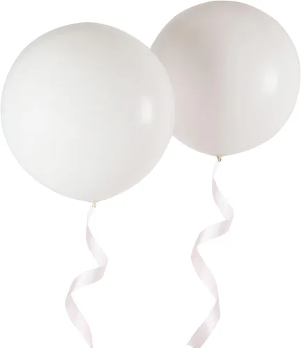 Miniatura 35 de Globos redondos gigantes de 24 pulgadas, paquete de 10 globos de látex negro para sesiones de fotos, bodas, baby shower, decoraciones de fiesta
