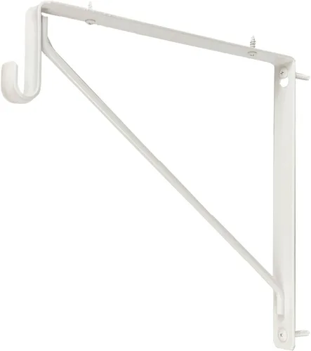 Miniatura 12 de Barra ovalada de 36 pulgadas de largo para armario, barra de ropa resistente para armario, blanco brillante, 1 paquete