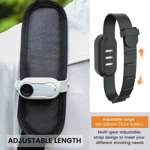 Miniatura 3 de Pulsera de silicona para Insta360 GO 3, funda protectora de silicona para Insta360 GO 3 accesorio de cámara de acción (negro)