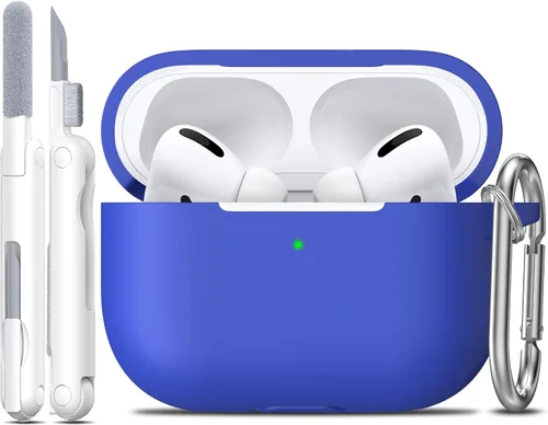 Miniatura 55 de Funda para AirPods con llavero, protección completa, de silicona, accesorios para AirPods, funda para hombres, mujeres y adolescentes, con estuche