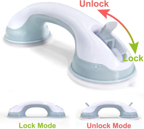 Miniatura 7 de AirTight® Barras de Agarre para Ducha de Servicio Pesado (Paquete de 2) Barra de Agarre de 12.3 Pulgadas Conforme a ADA para Personas Mayores