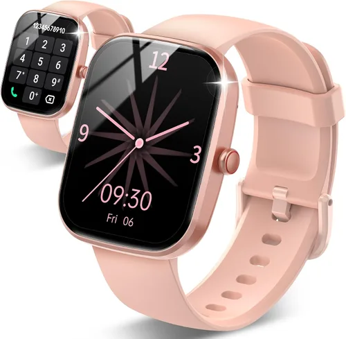 Csasan Reloj inteligente para hombres y mujeres (respuesta/hacer llamadas), pantalla HD de 1.91 pulgadas, monitor de frecuencia cardíaca, sueño,