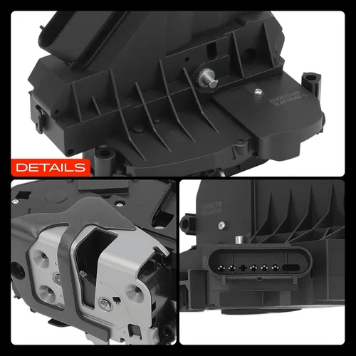 Miniatura 9 de A-Premium Actuador de bloqueo de puerta compatible con vehículos Ford y Lincoln, Fusion 2013-2019, MKZ 2015-2019, Edge 2015-2019, lado delantero