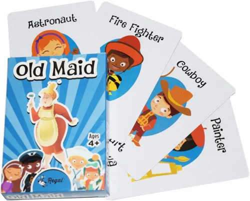 Miniatura 9 de Regal Games Banapples Jr. & Old Maid - Juegos de cartas para niños de 4, 5, 6, 7, 8 y más, juego de cartas de diversión familiar