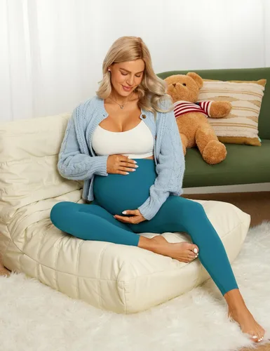 Miniatura 2 de CRZ YOGA Butterluxe - Leggings de maternidad para mujer, sobre el vientre, 25 pulgadas, pantalones suaves para entrenamiento, yoga, embarazo