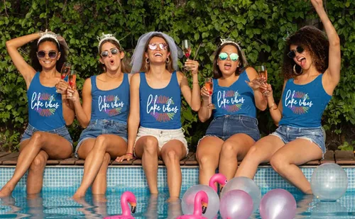 Miniatura 4 de Lake Life - Camiseta sin mangas para mujer, camiseta sin mangas con estampado de Lake Vibes para vacaciones, camiseta sin mangas holgada y bonita