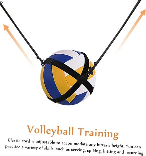 Miniatura 9 de 1 Unidades Chica Probador Golpe Voleibol Entrenamiento Entrenador Suministros Voleibol Artículos Deportivos Ajustable Setter Voleibol Entrenamiento
