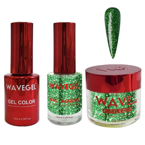 Miniatura 47 de WAVEGEL - Juego de gel de remojo, laca de uñas y polvo acrílico y polvo de inmersión a juego - Colección Queen - #015 Noble Men