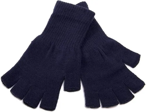 Miniatura 2 de Guantes de invierno unisex para hombres y mujeres, de punto elástico sin dedos