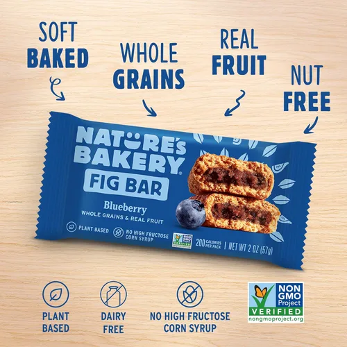 Miniatura 4 de Nature's Bakery - Barras de mora azul y higo, 2 oz, 6