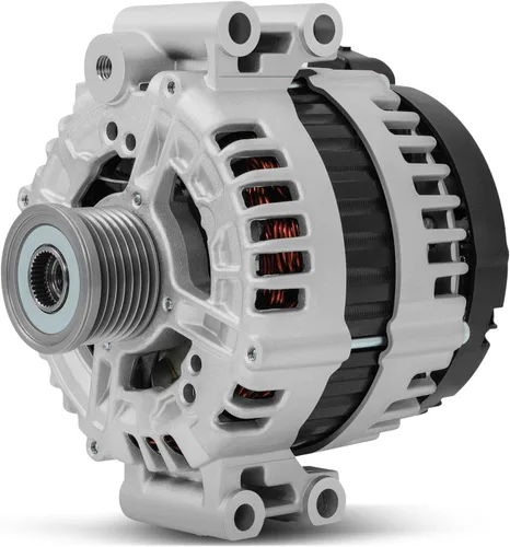 Miniatura 12 de Alternador apto para Chevy para Buick, reemplazo de alternador de alto rendimiento para 1 un cable autoexcitante, para alternador GM Chrome ADR0335