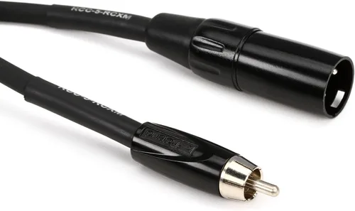Miniatura 3 de Roland Cable de interconexión de 10 pies, XLR (macho)-RCA, serie negra (RCC-10-RCXM)
