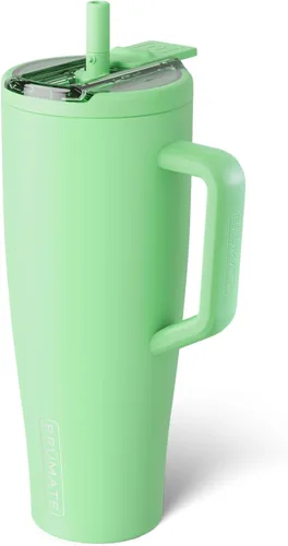 Miniatura 15 de BrüMate Era Flip - Vaso de 30 onzas con tapa con pajilla cubierta 100 % a prueba de fugas, popote higiénico cubierto, botella de agua de acero