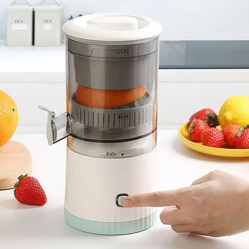 Miniatura 4 de Exprimidor de separación automático, exprimidor eléctrico de limón 2025, máquinas exprimidoras portátiles recargables con cable USB, mini exprimidor