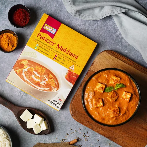 Miniatura 4 de Ashoka Meals 1932, curry vegetariano con queso y tomate, totalmente natural, certificado Kosher, comidas indias listas para comer, auténtico Paneer