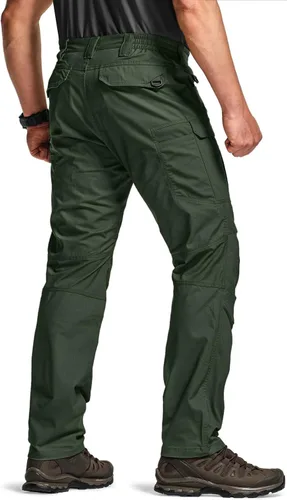 Miniatura 20 de CQR – Pantalones tácticos elásticos tipo cargo para hombre, resistentes al agua, de tela ripstop (antidesgarros), ligeros, ideales para uso diario