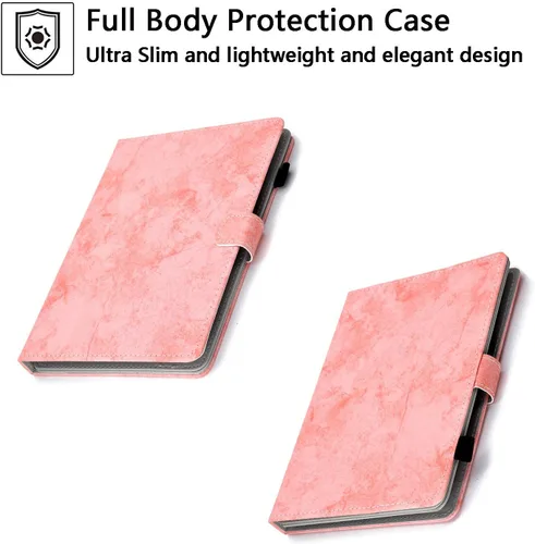 Miniatura 6 de Funda universal de piel sintética para tablet de 7 pulgadas, con bolsillo para tarjetero para Samsung Galaxy Tab A 7.0, Tab 3/E Lite 7, Tab 2/3/4