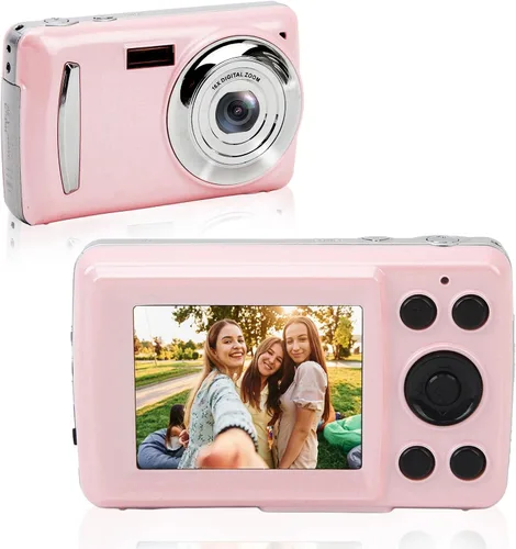 Miniatura 11 de Cámara digital FHD 1080P para niños, 2.4 16MP 16X Zoom digital con enfoque automático, cámara para niños, mini cámaras para selfie para niños