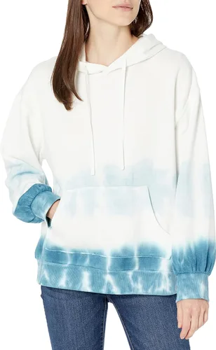 The Drop Tatyana - Sudadera de forro polar con capucha y manga larga para mujer