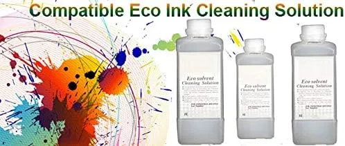 Miniatura 2 de QOMOLANGMA Solución de limpieza de tinta ECO compatible para impresoras de tinta solvente