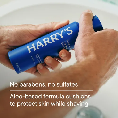 Miniatura 3 de Harry's Foaming Shave Gel for Men with Aloe - (6 Pack) 2 oz - Soothes and Cushions Skin for Shaving - TSA Approved Travel Essentials - Sensitive
