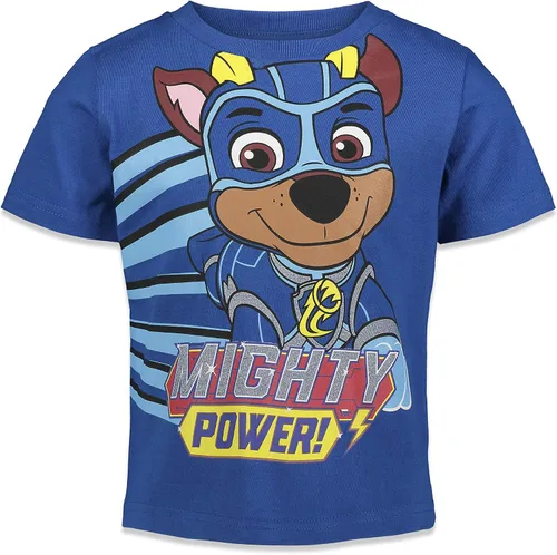 Miniatura 2 de Nickelodeon Paw Patrol Chase Marshall - Paquete de 3 camisetas de manga corta