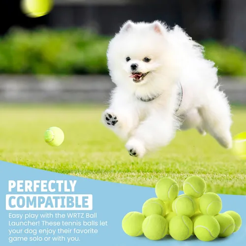 Miniatura 3 de 12 pelotas de tenis pequeñas para perros Juguetes de buscar de 2 pulgadas para tus cachorros más pequeños No abrasivos para bocas más pequeñas