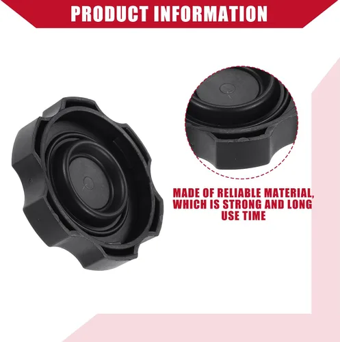 Miniatura 6 de NO.58531-07000 - Tapa de depósito para cilindro maestro de freno automático para Hyundai Accent 1999-2006, plástico duradero, 1 unidad, color negro