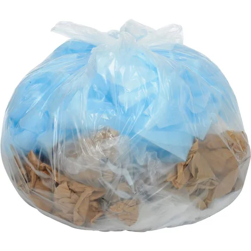 Global Industrial Bolsas de basura transparentes de 55-60 galones, 2.5 mil, 75 bolsas/caja