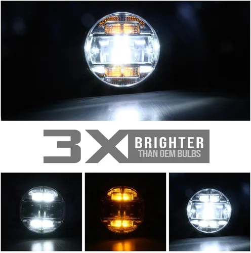 Miniatura 2 de Conjunto de luces LED de conducción antiniebla para Subaru BRZ WRX STI Impreza Legacy Outback Forester Crosstrek Switchback - Kit de lámparas