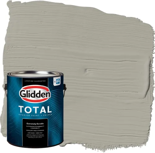 Miniatura 95 de Glidden Pintura Interior + Imprimación: Gris/Plata Antigua, Una Capa, Satinado, 1 Galón
