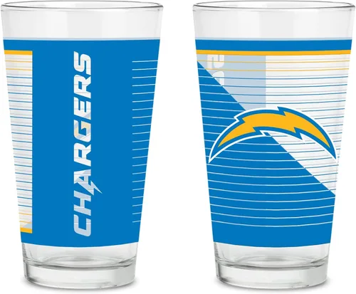 Miniatura 30 de Rico Industries NFL Football Main - Juego de 2 vasos clásicos de 16 onzas con logotipo impreso digitalmente, apto para lavavajillas NFL Football