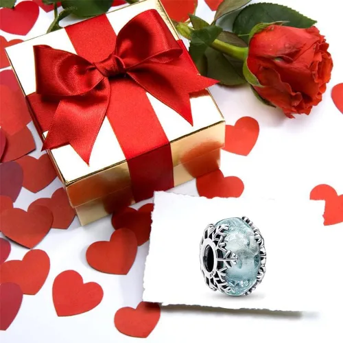 Miniatura 5 de Dijes de plata de ley 925 con circonita cúbica para mujer, pulseras y collares, madre de Navidad para mujer