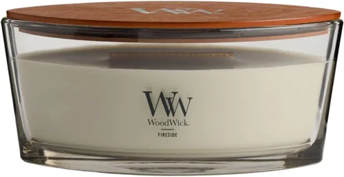 Miniatura 16 de WoodWick Santal Myrrh - Vela grande en frasco con forma de reloj de arena, cera de mezcla de soya prémium, mecha de madera Pluswick Innovation