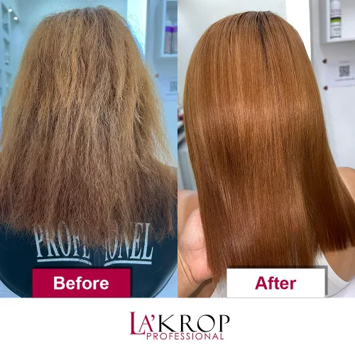 Miniatura 8 de LAKROP NANOPLASTIA ORGANICA 1000ML - TRATAMIENTO CABELLO DE QUERATINA - KERATINA PARA ALISAR EL PELO - PARA CABELLO SECO Y MALTRATADO - KERATINA