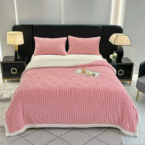 Miniatura 13 de UKELER - Manta Boho Sherpa 60" x 50" - Mantas de franela suaves y esponjosas para cama/sofá/oficina/camping A-bohemio
