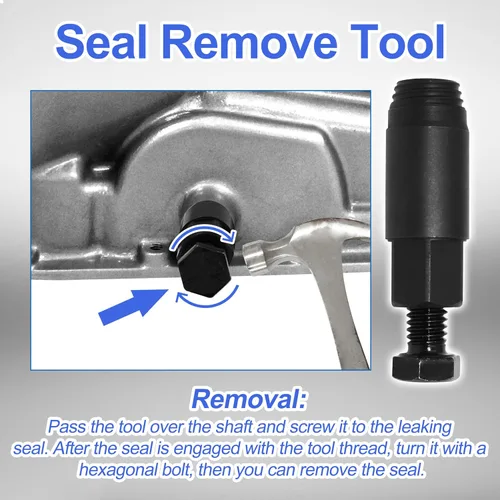 Miniatura 5 de Removedor/instalador de sellos de cambio de transmisión, compatible con GM 200, 200C, 200-4R TURBO 350, 350C TURBO 400, 425, 475 GM 700-R4 GM 4L60