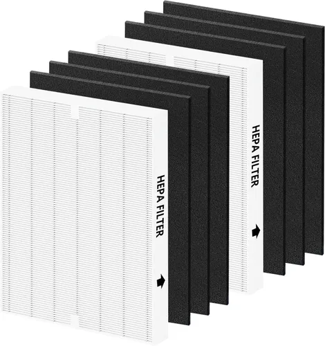 Miniatura 12 de Funmit - Paquete de 2 filtros de repuesto AP-1512HH para purificadores de aire Coway Airmega AP-1512HH y Airmega serie 200M