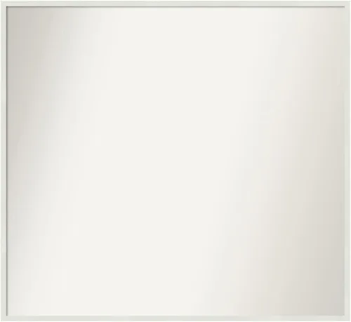 Miniatura 954 de Amanti Art Espejo de baño blanco para sobre el fregadero, 32 x 45 pulgadas, espejo de tocador rectangular blanco esbelto, marco de madera moderno